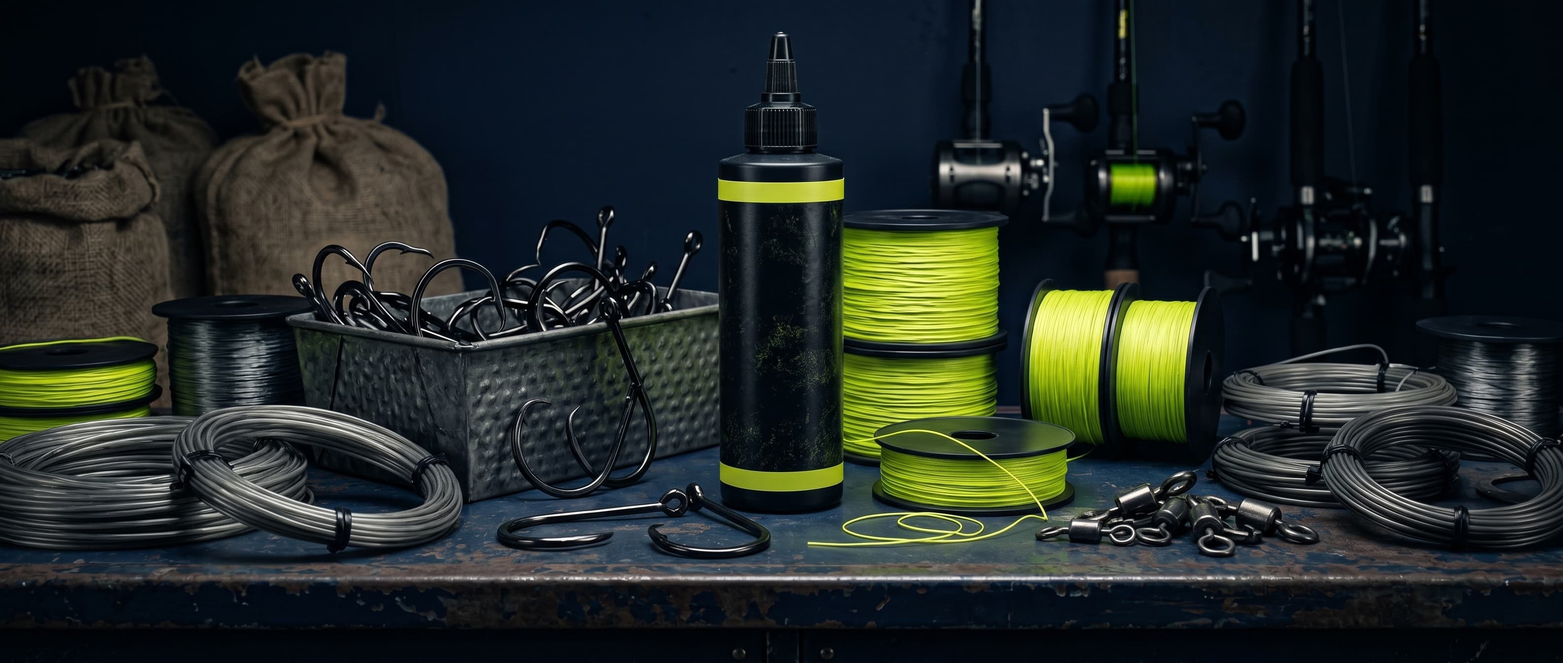 Atko Fishing wholesale products display