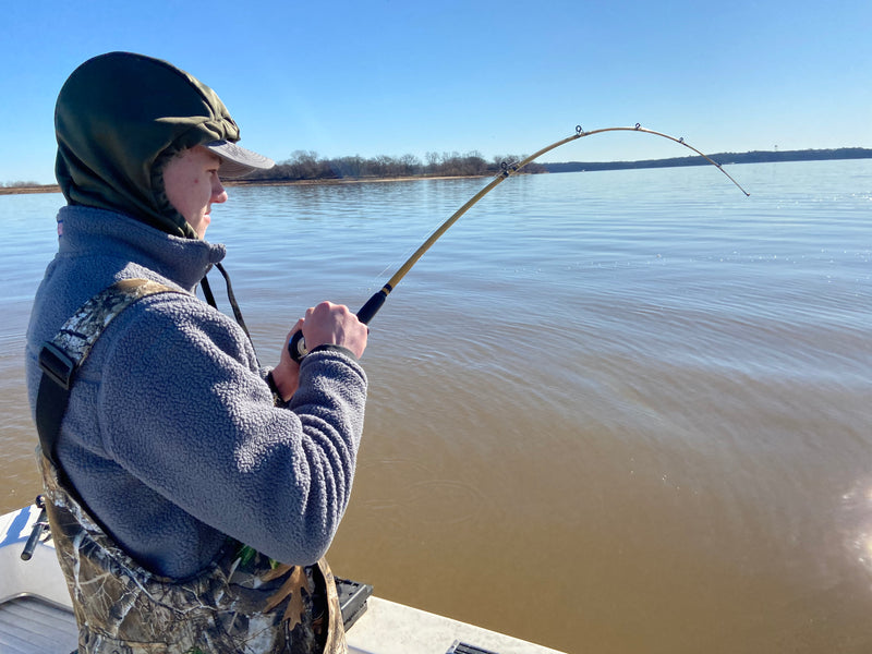 Winter Striper Fishing on Lake Texoma