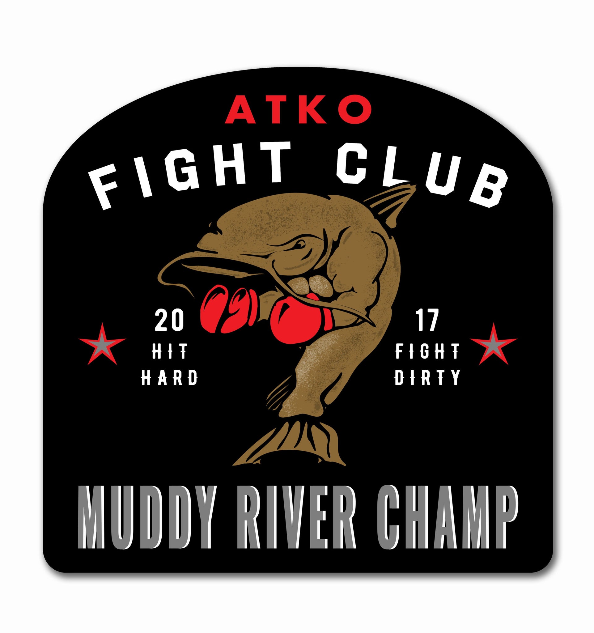 Atko Fight Club Flathead Sticker – Atko Fishing