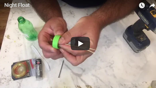 DIY Glowing Night Bobber